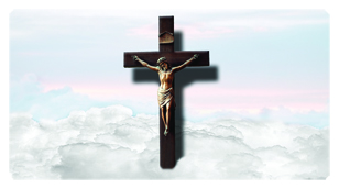 DSC700 107 WT Crucifix Clouds White